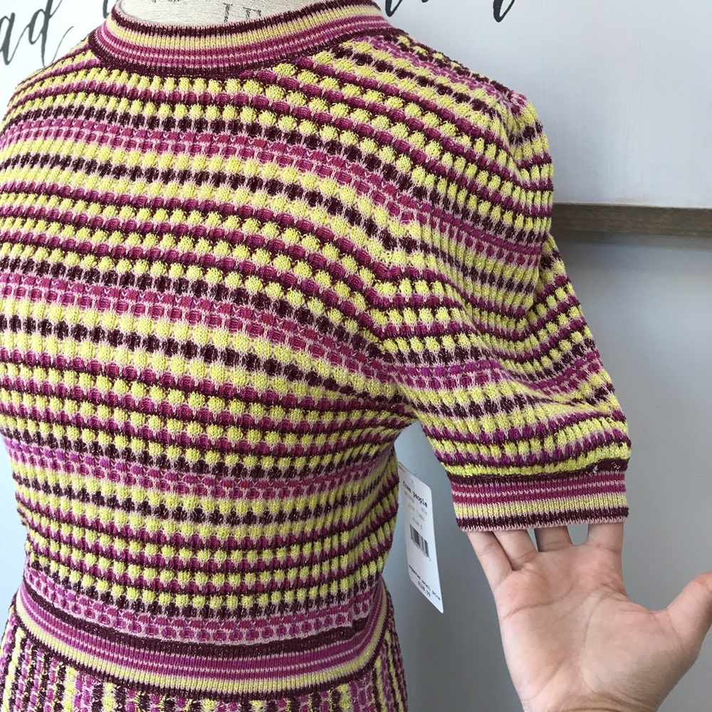 NWT Free People Into You Knit Mini Dress D1 - Picture 4 of 7